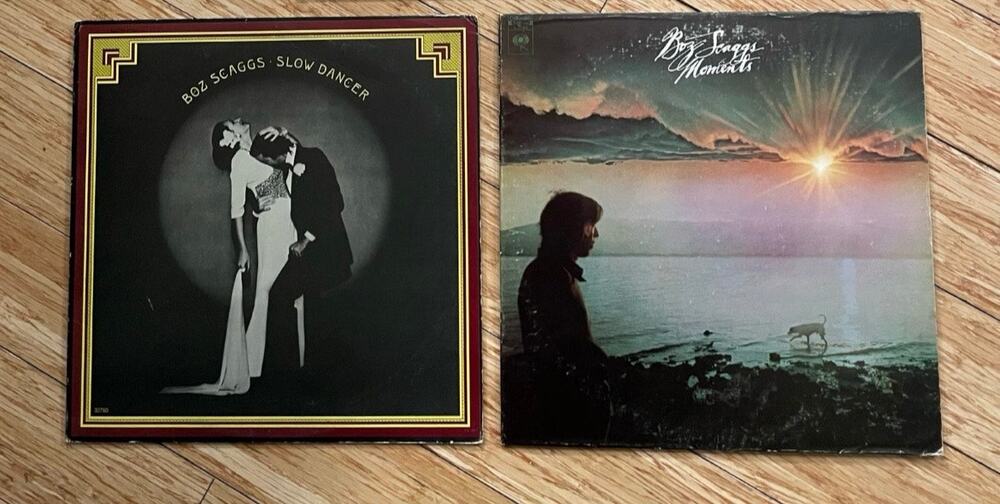 Lot of 2 Boz Scaggs LPs vintage vinyl records yacht rock pop